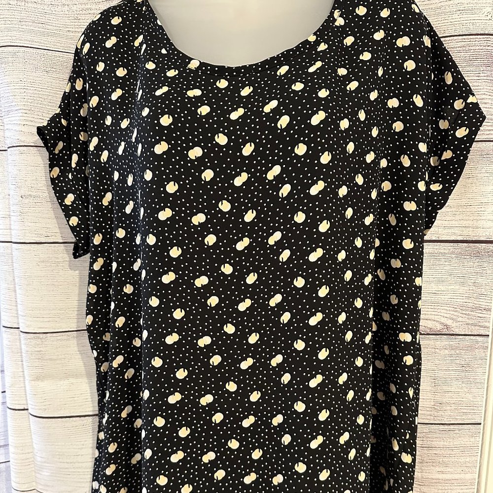 Pleione Shell Blouse - L - Black, Cream, White